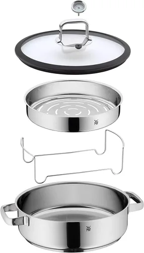 Vista 3 de WMF Olla de vapor, plata, 11.0 in