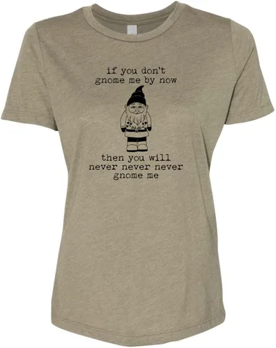 Vista 9 de Cute Women's Screen Printed Crew Neck Tee, Shirts With Sayings, Dusty Blue or Olive