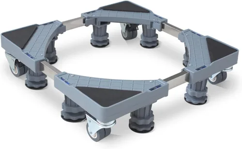 Vista 10 de Kit de apilamiento MaxWorks para lavadora y secadora, kit de apilamiento universal para lavadora y secadora con estantes extraíbles