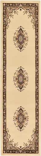 Vista 99 de Unique Loom - Alfombra de área estilo persa tradicional de la colección Reza, de 2 pies 2 pulgadas x 3 pies, colores negro y beige