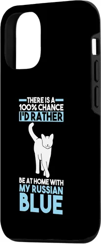 Vista 2 de Funda azul rusa para iPhone 15 Cat