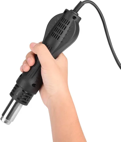 Vista 6 de Mango de soldadura de aire caliente, mango de repuesto de agarre antideslizante premium para estaciones de retrabajo 858 858D 8858 8586 878 BGA