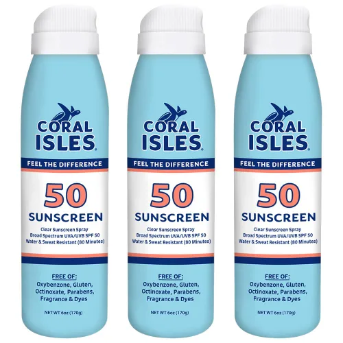 Vista 10 de Coral Isles SPF 30 - Spray Reef de amplio espectro, 6 onzas líquidas, paquete de 2