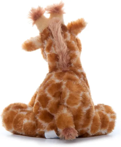 Vista 2 de The Petting Zoo Peluche de jirafa, regalos para niños, animales salvajes del zoológico Onez, juguete de peluche de jirafa de 9 pulgadas