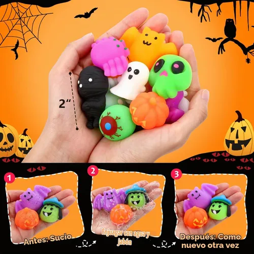 Vista 7 de OCATO 30 juguetes blandos Mochi de Halloween, recuerdos de fiesta