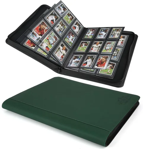 Vista 25 de Carpeta Toploader CARDBINDER, Estuches Duros Toploader, Fundas de 4 Bolsillos para hasta 128 Tarjetas. Carpeta de Tarjetas Toploader con Fundas