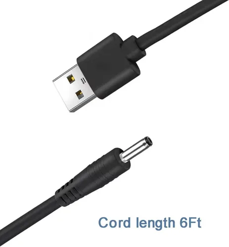 Vista 2 de Cable de alimentación de repuesto para Hatch Baby Rest, Rest+ and Rest Mini máquina de sonido, cable de carga USB