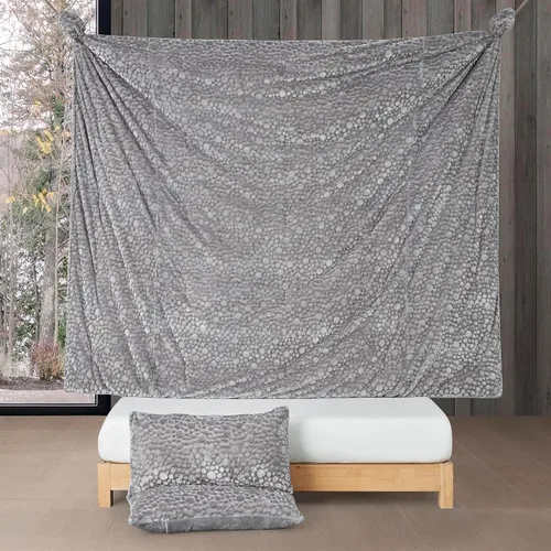 Vista 4 de Byourbed Tons of Texture - Juego de edredón Coma Inducer® Twin XL, color gris espacial