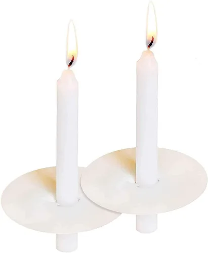 Vista 20 de Juego de 20 velas de pilar negras de 2 pulgadas de ancho x 4 pulgadas de alto, decoración elegante para el hogar, eventos y celebraciones, acabado