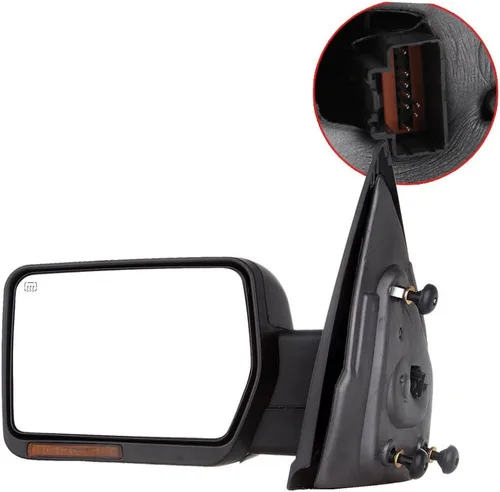 Vista 14 de Espejos de remolque Compatibles con Ford F150 1997-2003, cabina estándar y extendida (no para modelos de 4 puertas), espejos de remolque izquierdo