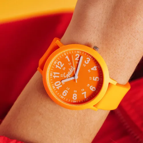 Vista 5 de Reloj Speidel Eco Color Pop de plástico reciclable con correa de silicona reciclable de 18mm