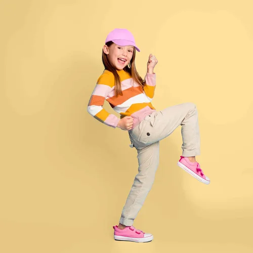 Vista 6 de DALIX Gorra plana de algodón, color marrón, náutico, rosa, rojo o blanco, para niños o jóvenes