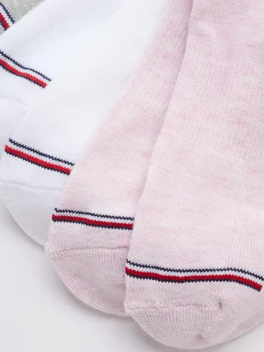 Vista 3 de Tommy Hilfiger Calcetines de mujer - Calcetines tobilleros de corte de cuarto (12 unidades)
