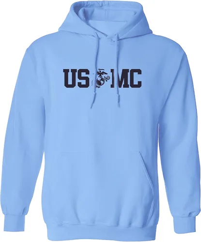 Vista 5 de zerogravitee USMC Eagle Globe Anchor - Sudadera con capucha para adulto Verde(Military Green)