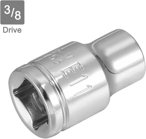 Vista 3 de uxcell 2pcs 3/8 pulgadas Drive E11 externo Torx poco profundo zócalo, acero Cr-V