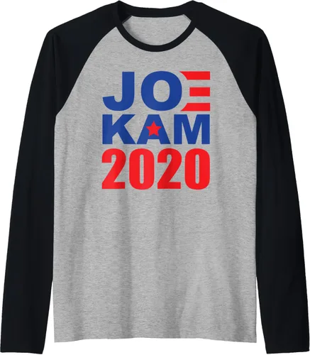 Vista 14 de Biden Harris 2020 Team Camiseta de béisbol raglán JOE KAM, Negro, S
