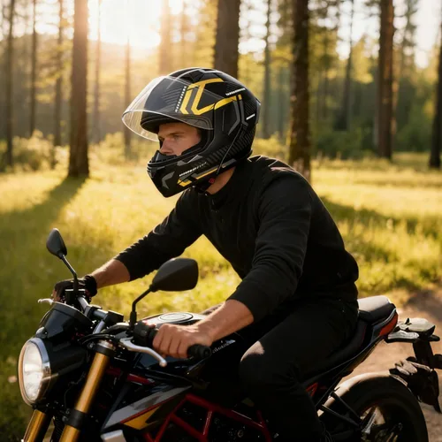 Vista 3 de Cascos modulares abatibles de doble visera para motocicleta, de cara completa, para adultos, BMX, de cuatro ruedas, para hombres y mujeres, aprobado