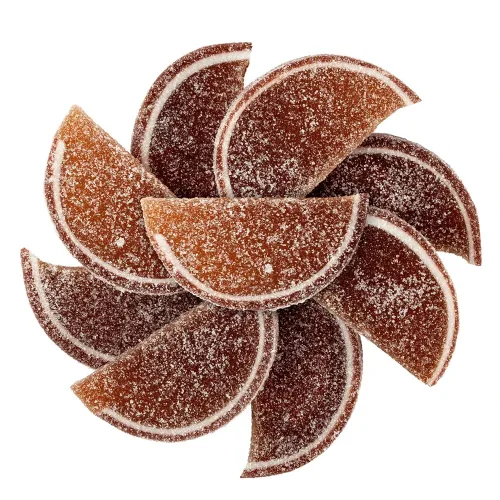 Vista 16 de NY Spice Shop Rebanadas de fruta de manzana – 1 libra de sabor cítrico masticable de gelatina de fruta de caramelo – Manzanas en rodajas a