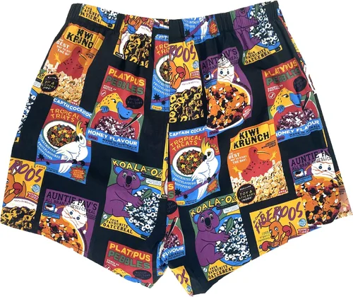 Vista 5 de ROCK ATOLL Calzoncillos tipo bóxer de algodón suave con estampados divertidos para hombre, tallas S-XXL
