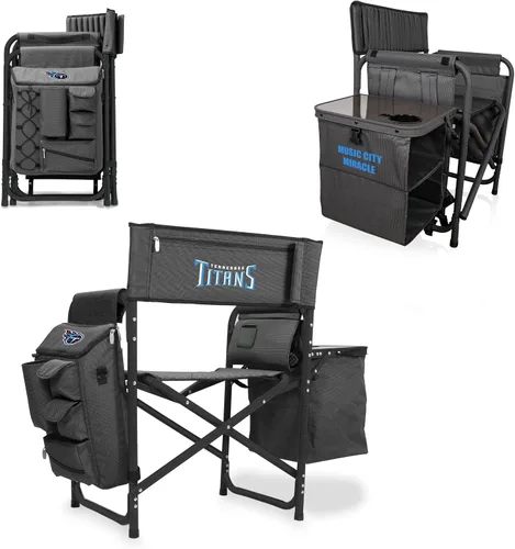 Vista 14 de PICNIC TIME NFL NFL Fusion - Silla de campamento unisex para adultos, con mesa auxiliar y enfriador suave, silla de playa para adultos, silla
