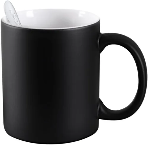 Vista 3 de Taza de café mágica personalizada con foto, estampa personalizada DIY sensible al calor, taza de cerámica para recuerdo, cumpleaños, regalo