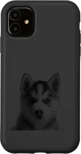 Vista 8 de Chic Husky Puppy for Dog Mom and Paw Parents Case for iPhone 16