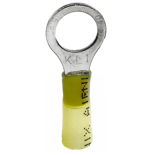 Vista 3 de HSSV1-5 Horquillas de terminal de espada, 100 piezas de conectores de alambre termorretráctil, kit de terminales eléctricos, impermeable, grado