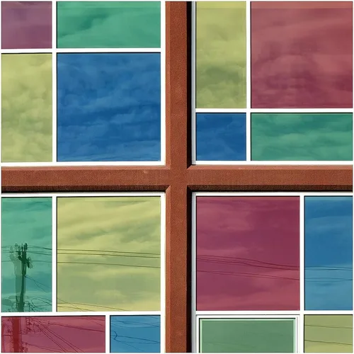 Vista 5 de BDF CABL - Película decorativa para ventana, color azul, 24 pulgadas x 12 pies