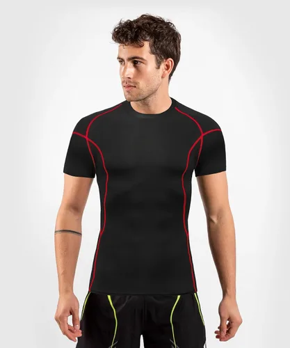 Vista 2 de Milin Naco Camiseta de compresión de manga corta para hombre, camiseta interior de secado fresco para hombre, paquete de 1, 2, 3