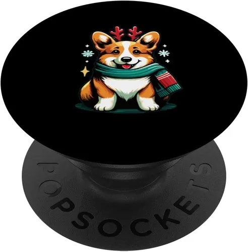 Vista 6 de Corgi Corgi Dog Corgis Christmas Corgi Welsh Corgis PopSockets MagSafe PopGrip para iPhone