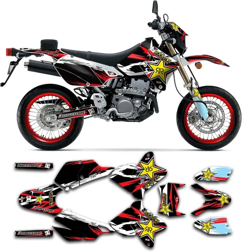 Vista 39 de Kit de calcomanías personalizadas para Suzuki DRZ400 E / DRZ400 Enduro / DRZ400E / DR-Z400E / DRZ400 EN 1999-2024, SZDRSE9919003-KO