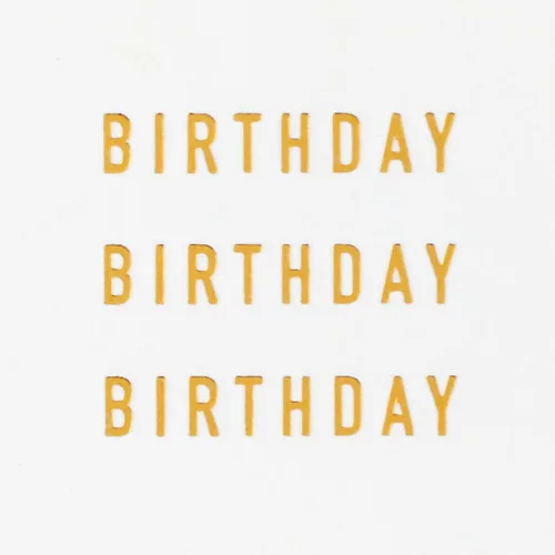 Vista 3 de Tarjeta de cumpleaños Hallmark Signature (Happy Happy Happy)