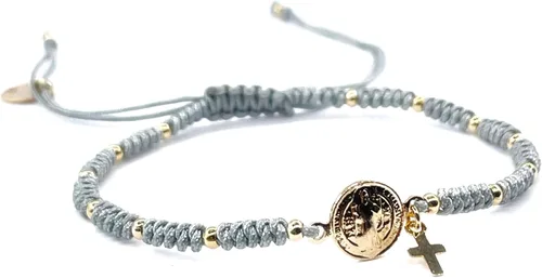 Vista 21 de St Benedict Medal Adjustable Red String Pulsera San Benito