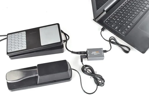 Vista 7 de Expresión Pedal Convertidor Pedal Sustain Pedal Expander MPC-10
