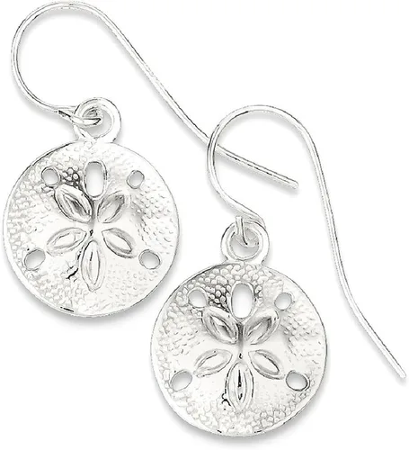 Vista 8 de Pendientes colgantes de plata de ley 925 con estrella de mar y estrella de mar y arena, para exteriores, naturaleza, vida animal, joyería fina