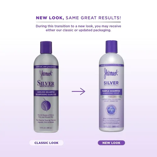 Vista 3 de Jhirmack Silver Brightening Purple Shampoo Set de 4 para todo tipo de cabello plateado, gris y rubio