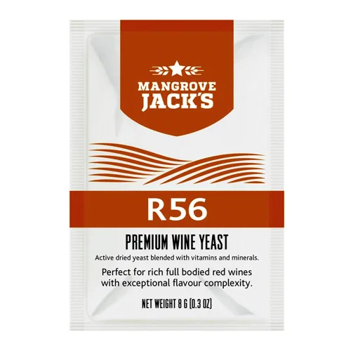 Vista 3 de Mangrove Jacks Premium Wine Levadura R56 0.28 oz trata 23L Rico Complejo de Cuerpo Complejo Rojos