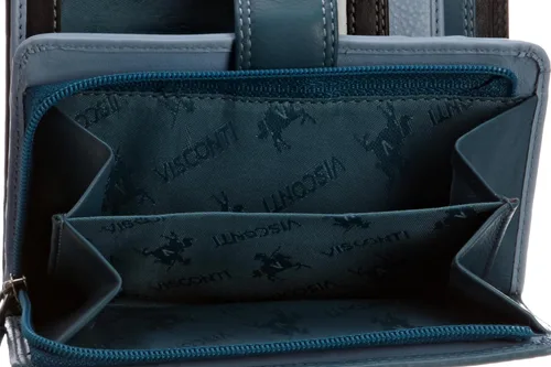 Vista 5 de Visconti RB51 - Cartera de piel suave para mujer, multicolor