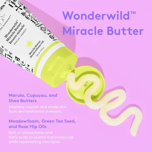 Vista 3 de Drunk Elephant Wonderwild Miracle Butter - Ultra-Luxe Skin Salve - Clean Clinical Skincare - Cruelty-Free - Free of Essential Oils, Silicones, and