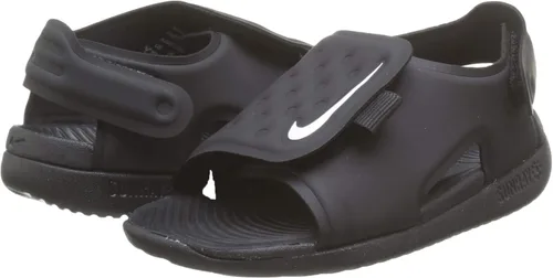 Vista 7 de Nike Sandalias de ajuste de rayos solares para niños pequeños y grandes, NegroBlanco