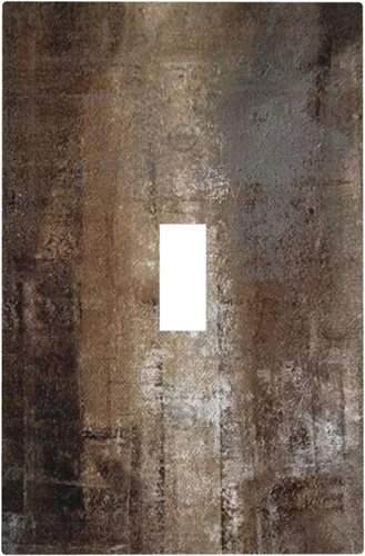 Vista 100 de Taupe Beige Marrón Gris Abstracto Arte 1-Banda Interruptor de Luz Doble de Recepción Placa de Pared Toma Cubiertas Eléctricas Decorativas Modernas