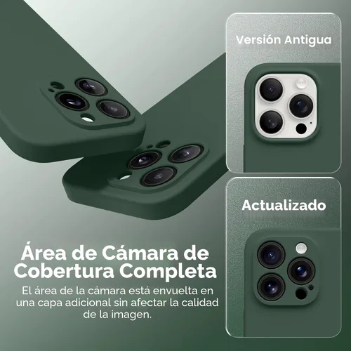 Vista 7 de Funda magnética para iPhone 13 Pro, compatible con MagSafe, [protección completa de la cámara] [protector de pantalla] funda protectora de silicona