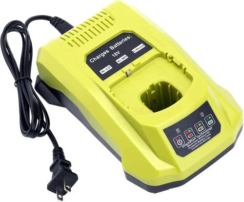 Vista 9 de Cargador rápido P117 de 2 puertos para batería Ryobi 18V ONE+ Max Lithium P100 P102 P103 P105 P107 P108 P117 P118 12V-18V Li-Ion NiCd NiMh Batería