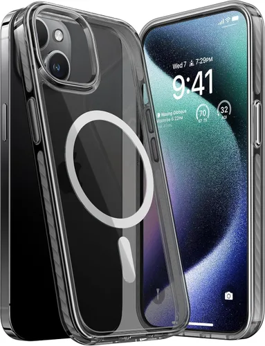 Vista 16 de TORRAS Funda Mate Mejorada para Estuche iPhone 14 Pro,[Protección de Grado Militar 12FT][Compatible con MagSafe] Cubierta de Teléfono Translúcida