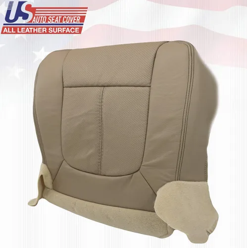 Vista 8 de 2015 2016 para Ford F250 Lariat conductor/pasajero parte inferior perforada cubierta de asiento de cuero