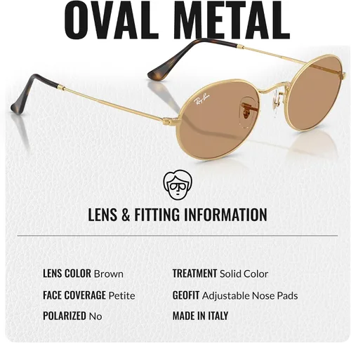 Vista 4 de Ray-Ban RB3547 OVAL METAL SUMMER CAPSULE - Gafas de sol de forma ovalada con kit oficial de gafas