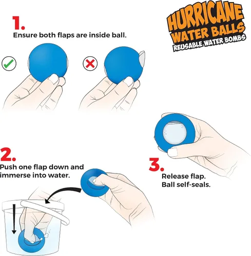 Vista 6 de Prime Time Toys Hurricane - Pelotas de agua reutilizables