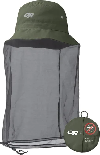 Vista 2 de Outdoor Research Bug Bucket Hat - Resistente al agua, ligero, absorbente y protección transpirable