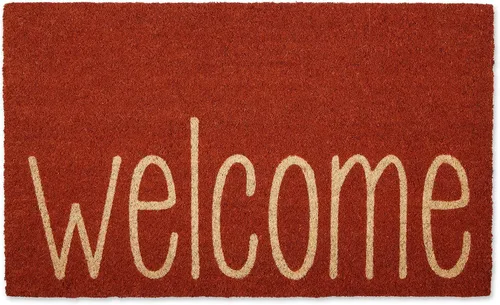 Vista 17 de DII Felpudo de fibra de coco natural para exterior, alfombra de bienvenida, 17 x 29 pulgadas, pájaro