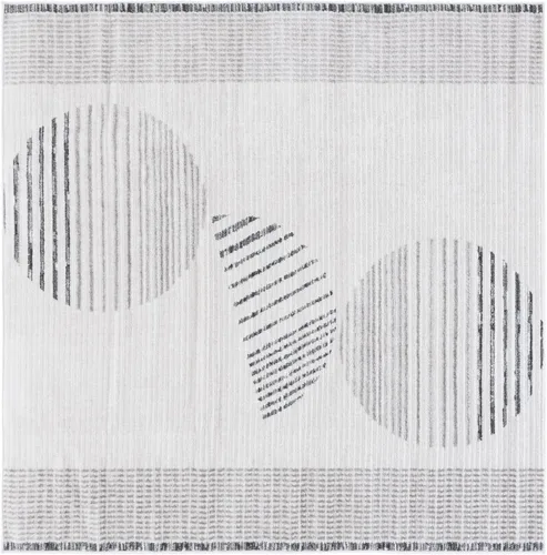 Vista 10 de Safavieh Alamo Collection ALM779F-28 - Alfombra de pasillo, 2 pies 2 pulgadas x 8 pies, color marfil y gris, diseño moderno, no desprende pelusa